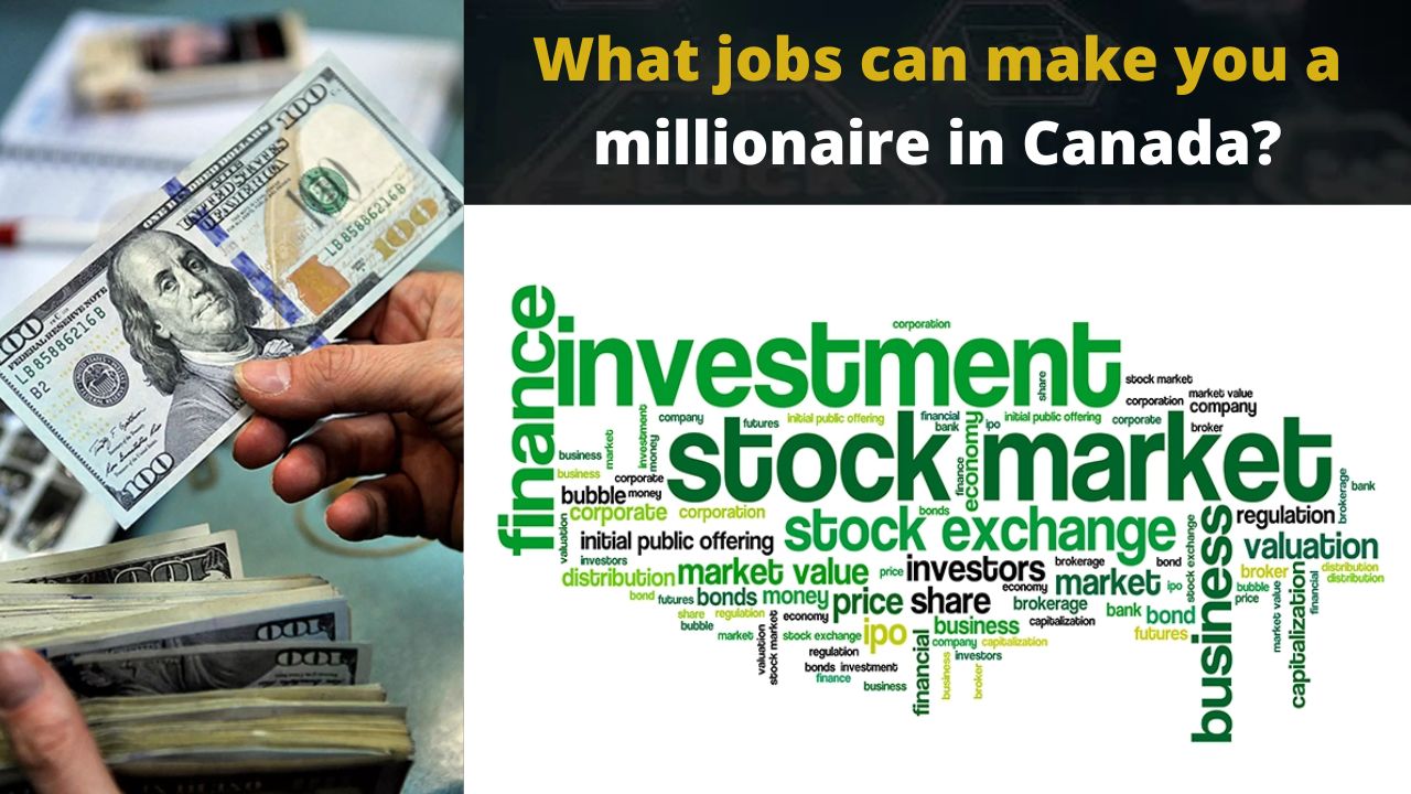 What jobs can make you a millionaire in Canada?